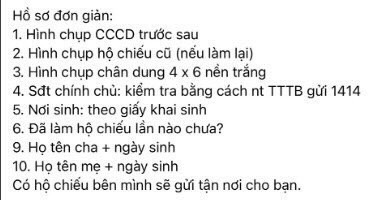 LÀM HỘ CHIẾU ONLINE