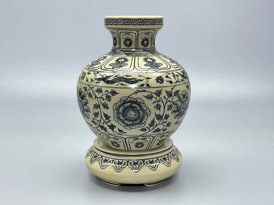 Bình Phượng Hoàng H25 Gốm Chu Đậu Truyền Thống