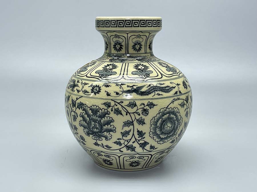 Bình Phượng Hoàng H25 Gốm Chu Đậu Truyền Thống