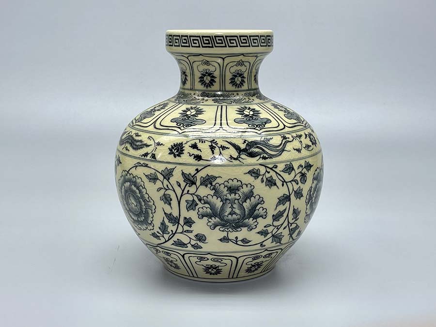 Bình Phượng Hoàng H25 Gốm Chu Đậu Truyền Thống