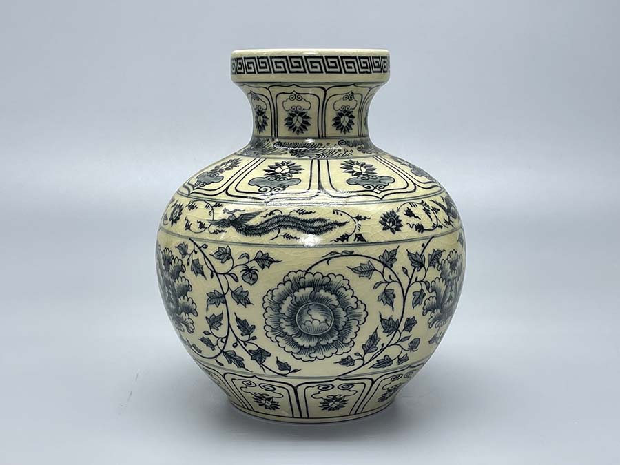 Bình Phượng Hoàng H25 Gốm Chu Đậu Truyền Thống