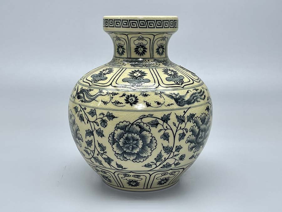 Bình Phượng Hoàng H25 Gốm Chu Đậu Truyền Thống