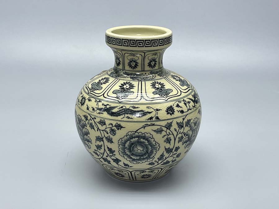 Bình Phượng Hoàng H25 Gốm Chu Đậu Truyền Thống