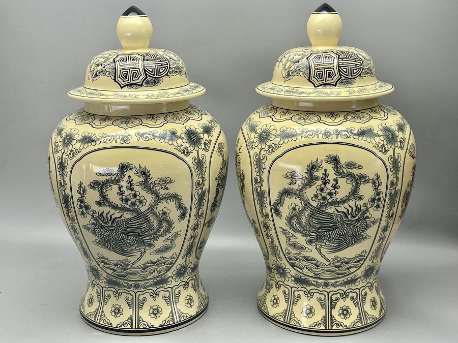 Choé Tứ Linh Long Ly Quy Phượng Gốm Chu Đậu Truyền Thống