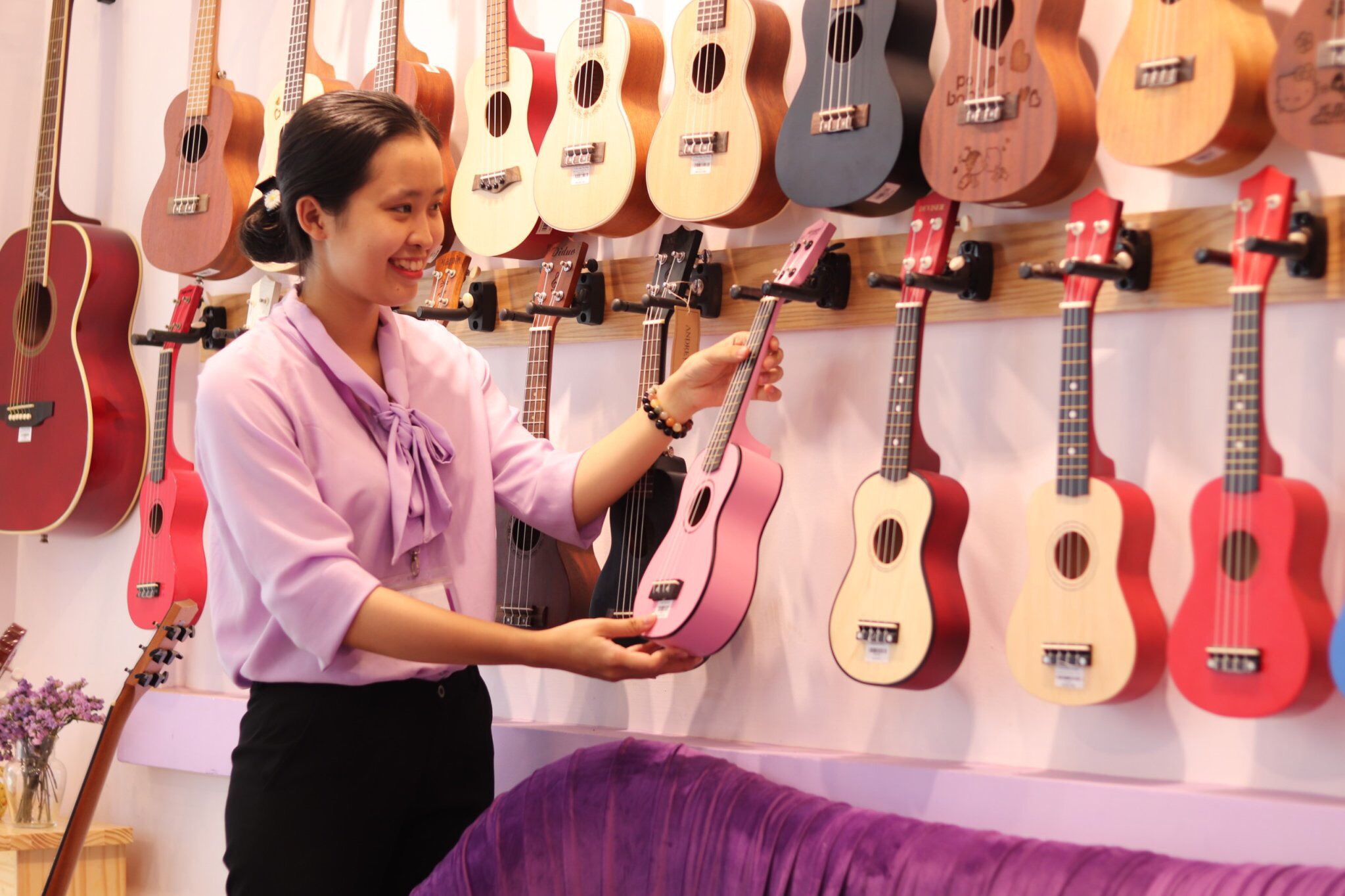 Shop bán đàn ukulele size nhỏ quận 12 cho bé uy tín | Thu Nhạc