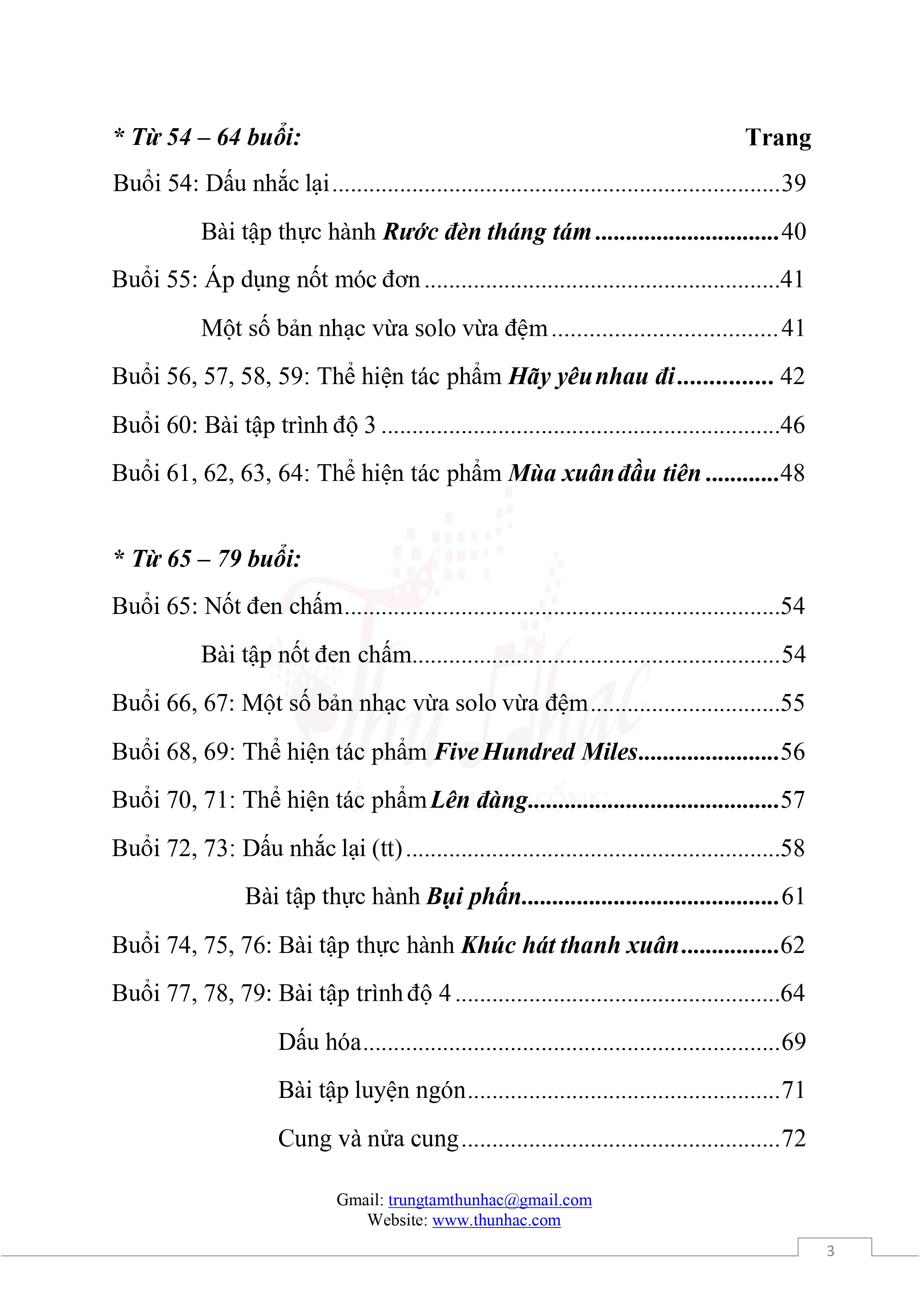 Lộ trình guitar cơ bản 2