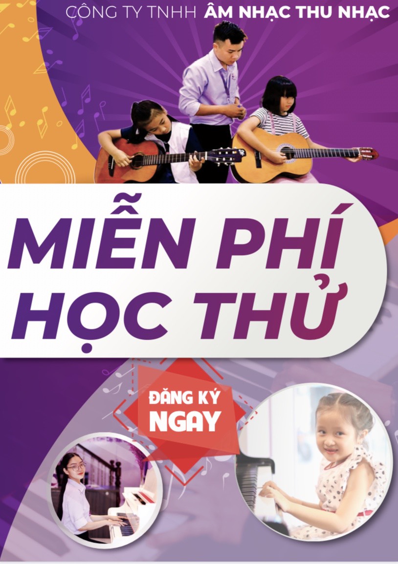 học thử đàn guitar, violin. organ, piano tai tphcm