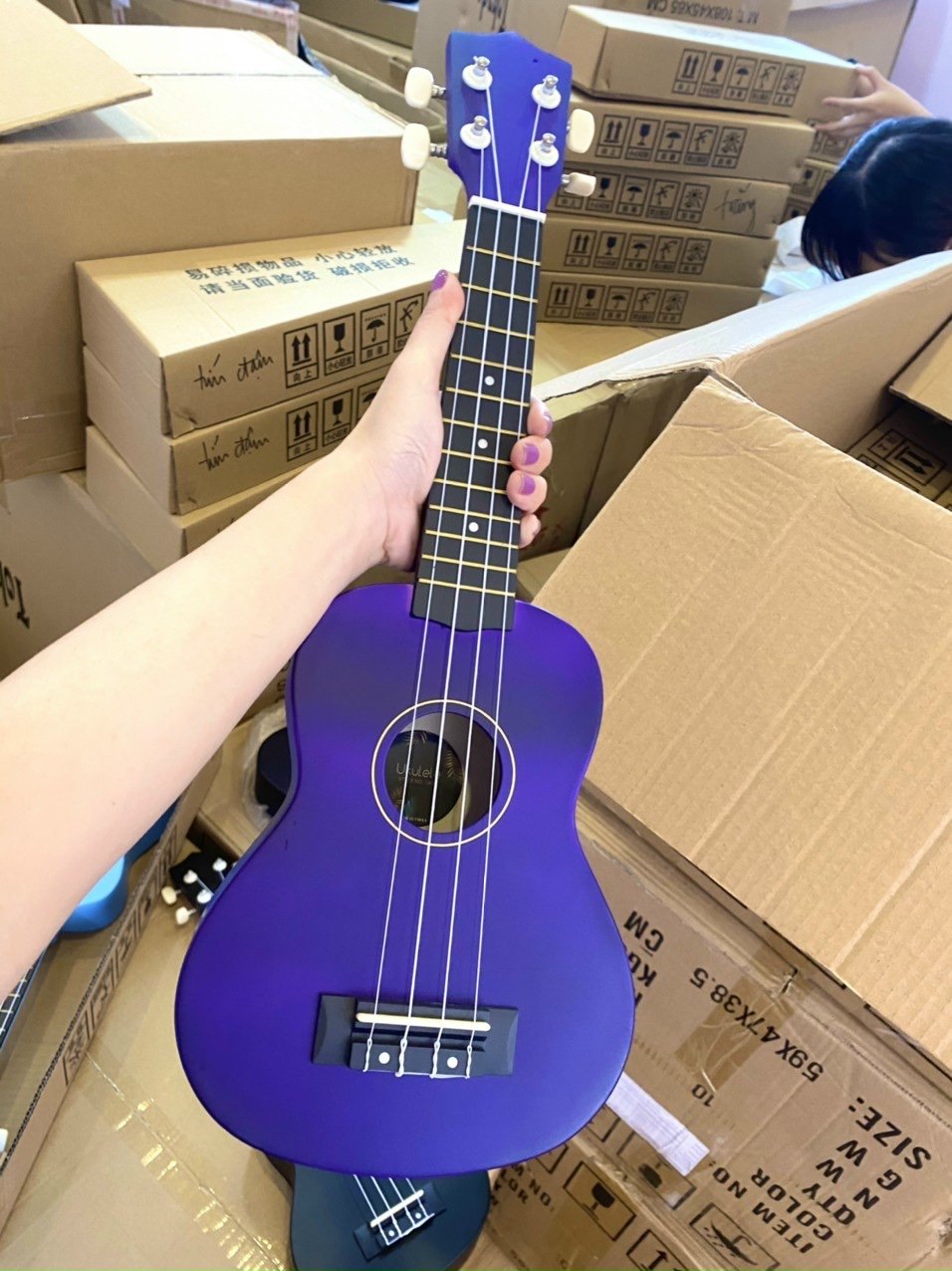 Mua đàn ukulele màu xanh giá rẻ