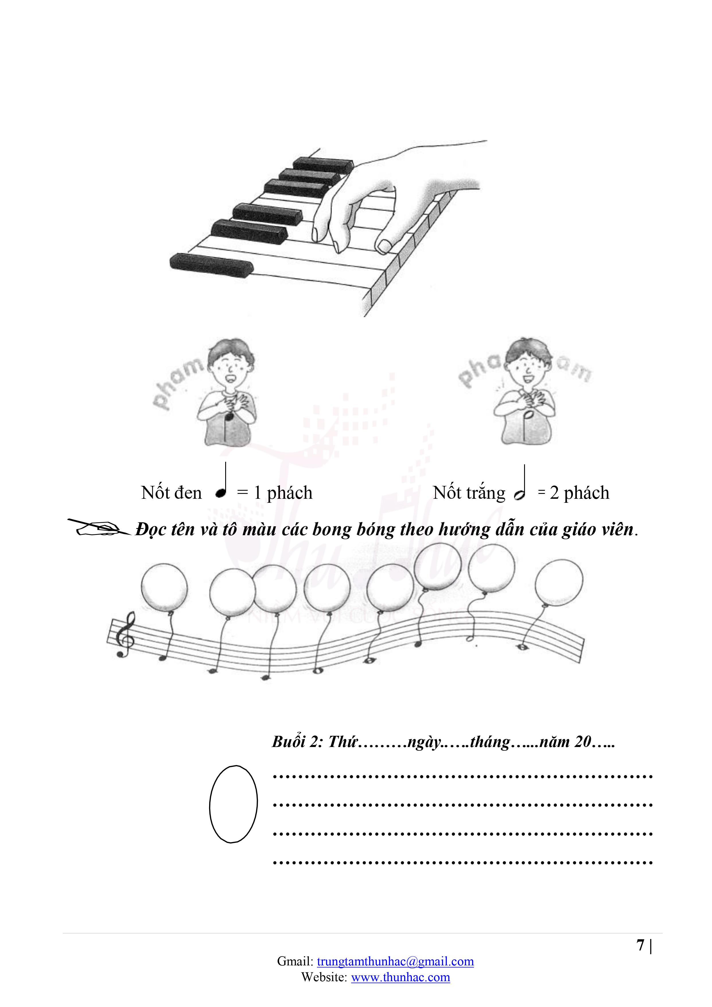 Kiến thức piano vỡ lòng cho bé