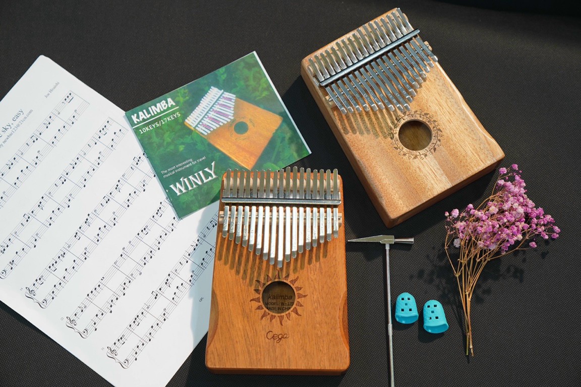 Đàn kalimba gỗ chất lượng cho người mới