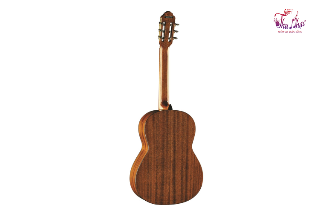 Mặt sau đàn guitar classic EKO Vibra-V200