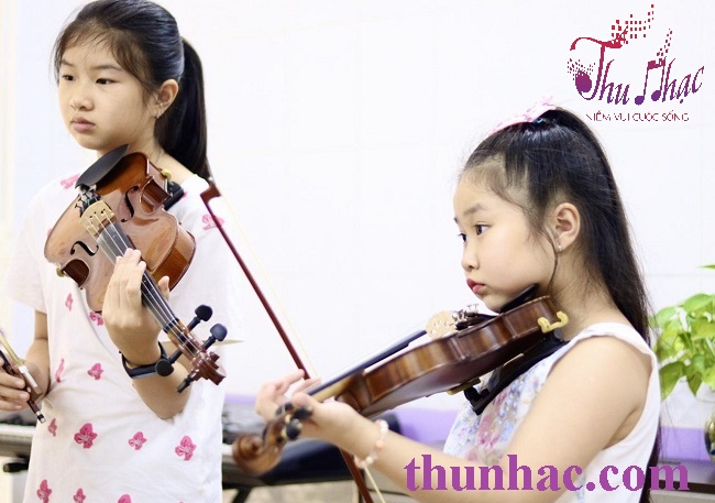 sự chăm chỉ nỗ lực học violin