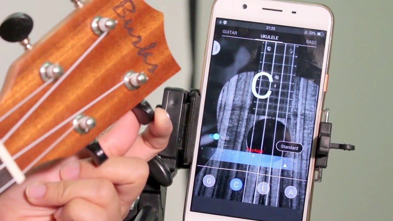 App chỉnh dây đàn ukulele