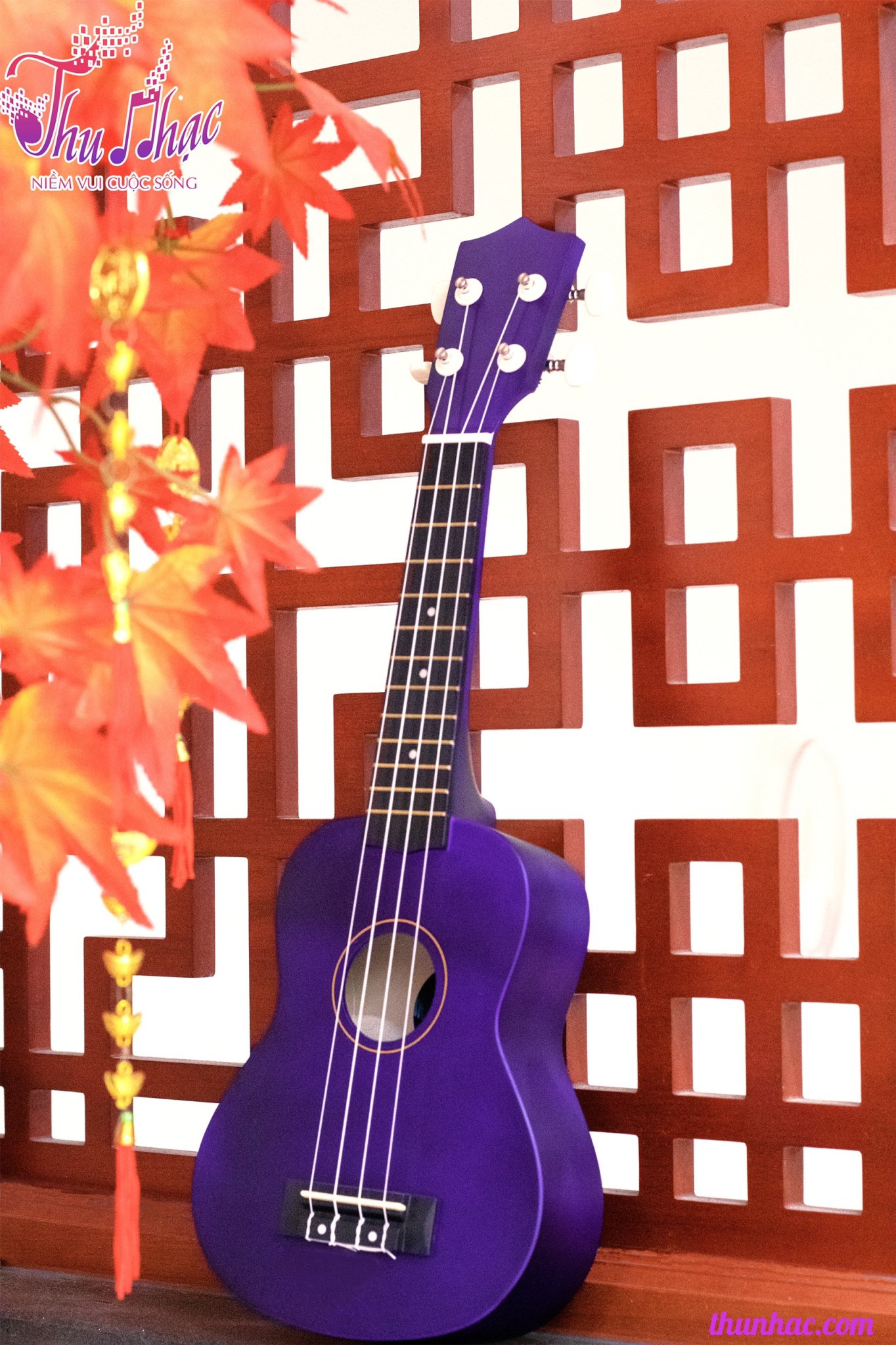 Đàn Ukulele màu tím chất lượng