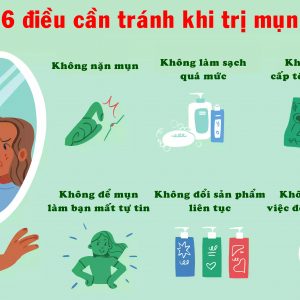 6 điều cần tránh khi điều trị mụn