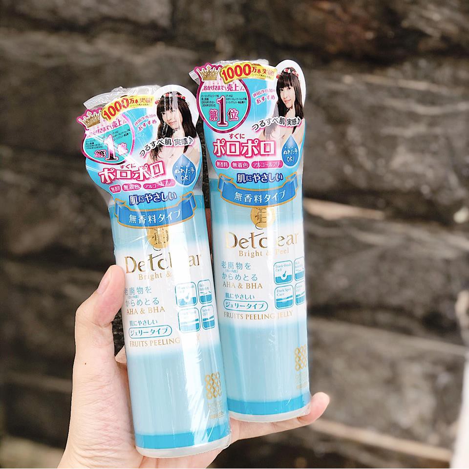 Tẩy Da Chết Meishoku Detclear Peeling Gel (180ml) Xanh