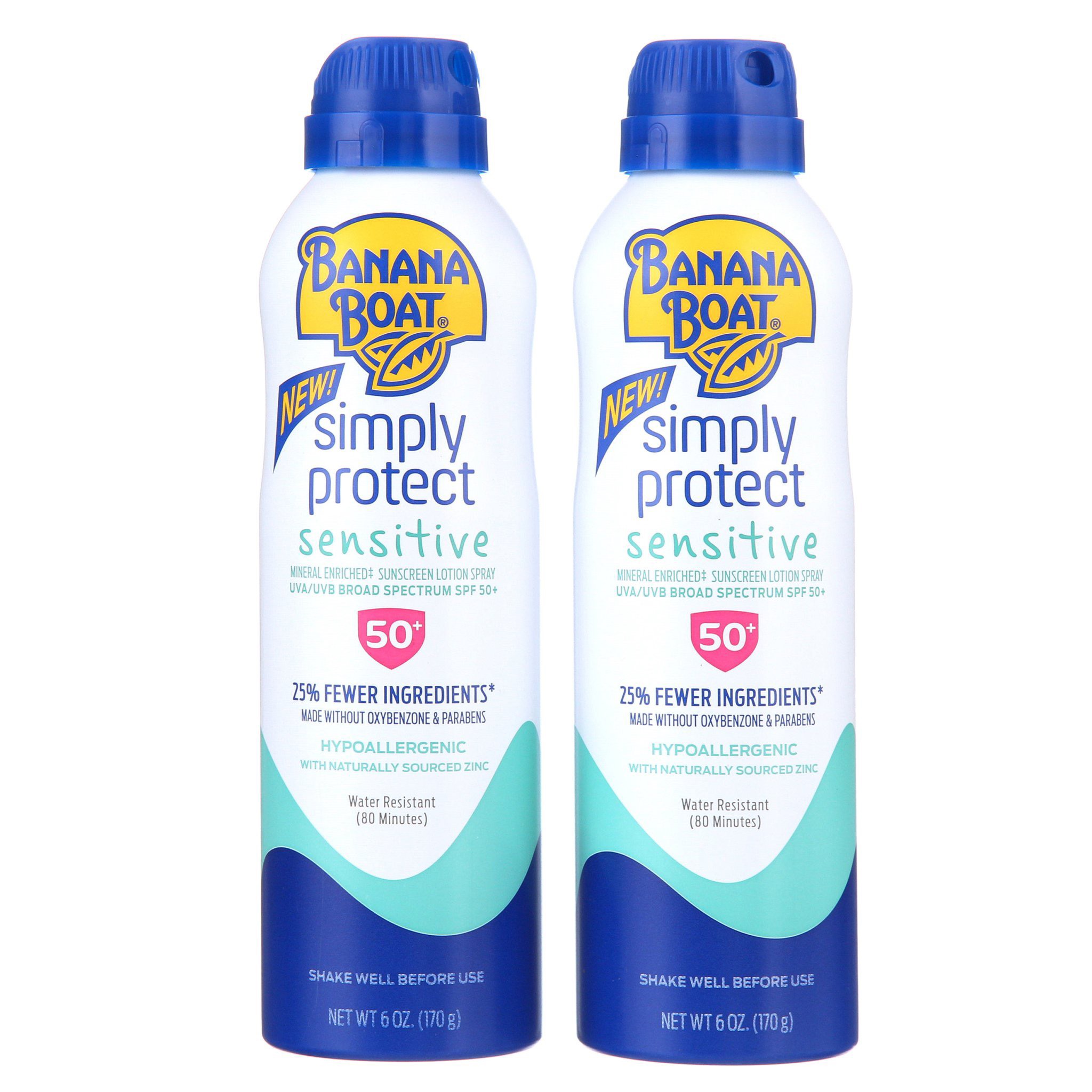 simply protect sensitive mineral enriched sunscreen lotion spray spf 50