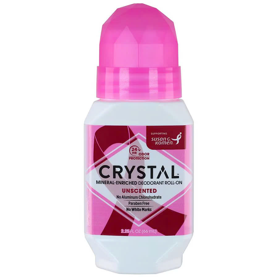 Crystal Mineral Enriched Deodorant Roll On Unscented