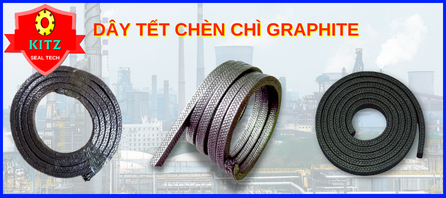 Dây tết chèn chi graphite inconel,Stuffing box Gland packing, Compression packing for pumps valves