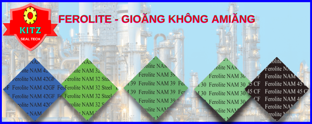 Gioăng không amiang FEROLITE của Ấn độ là hãng sản xuất gioăng nổi tiếng tại Ấn độ