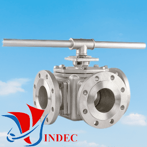 3 Way Stainless Steel ANSI Class 150 Flanged Ends
