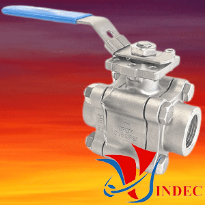 Metal Seated Stainless Steel Ball Valve Threaded Ends