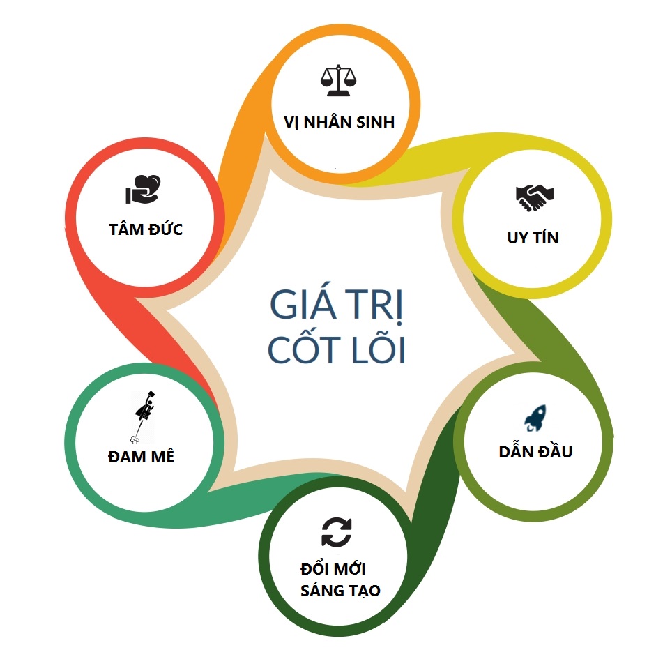 GIÁ TRỊ CỐT LÕI ORGONITE HOÀNG KIM