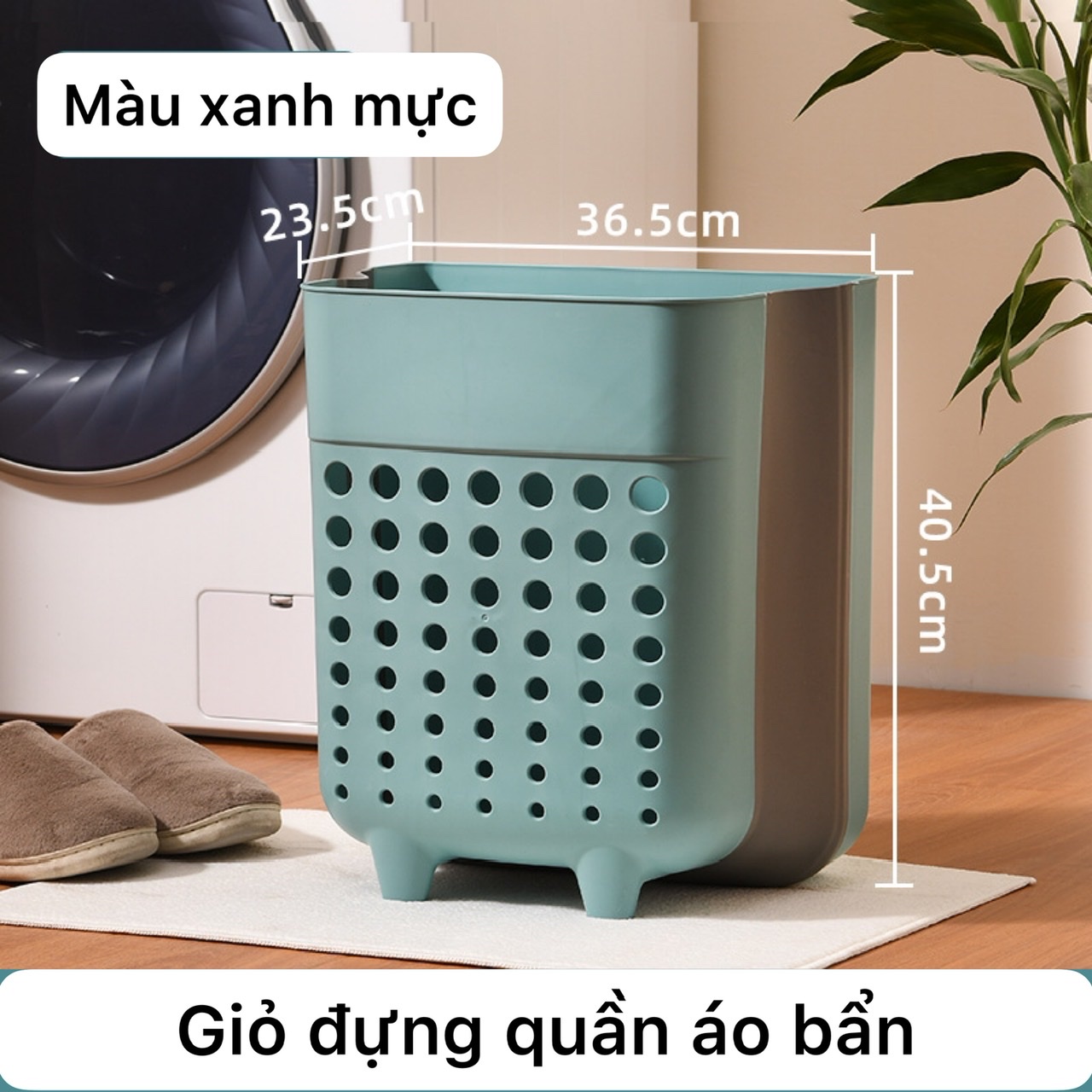 Giỏ đựng quần áo bẩn dán tường A053