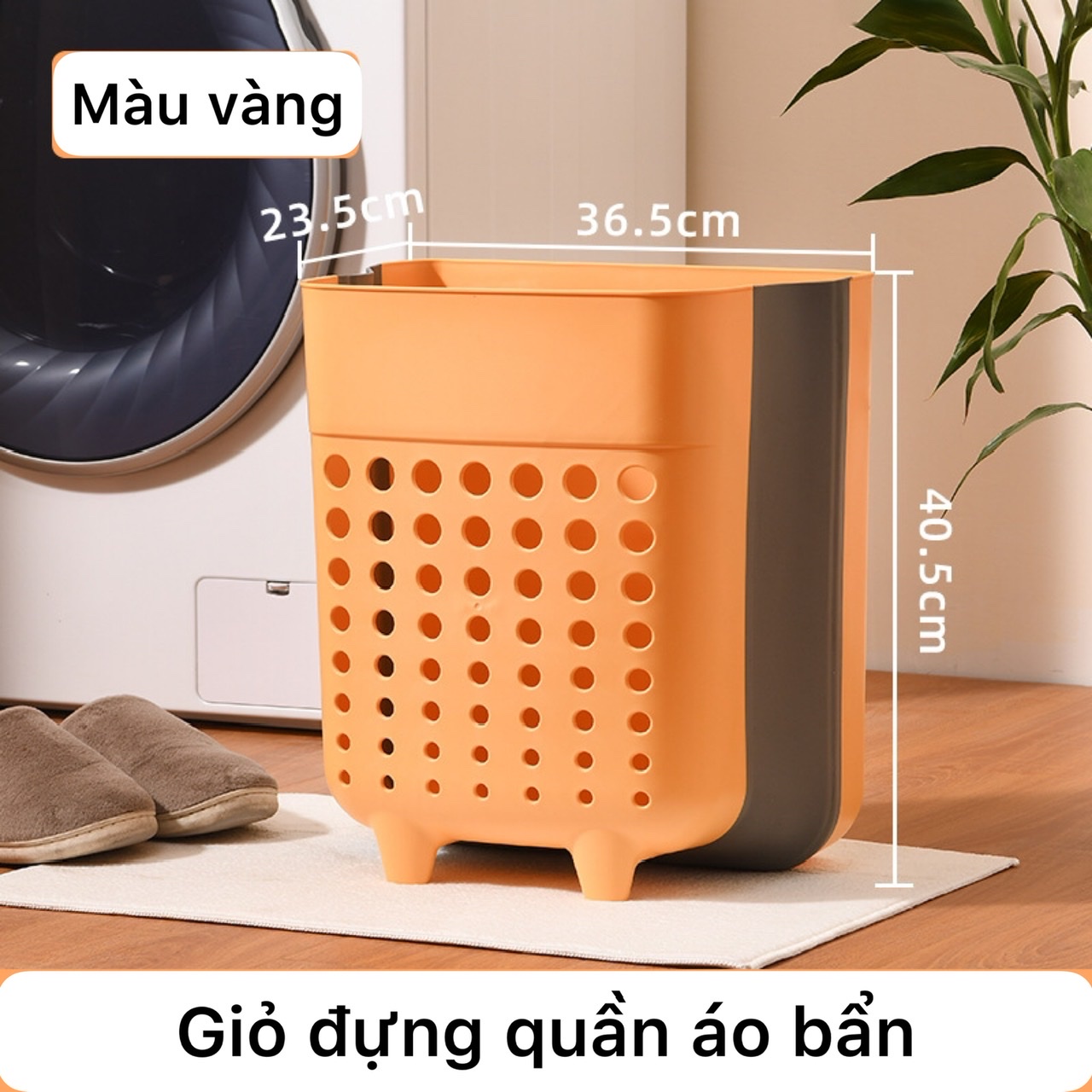 Giỏ đựng quần áo bẩn dán tường A053