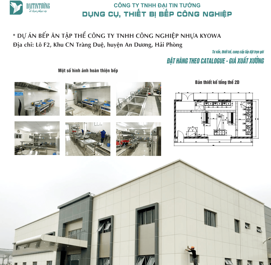 DỰ ÁN BẾP ĂN CÔNG TY TNHH KYOWA