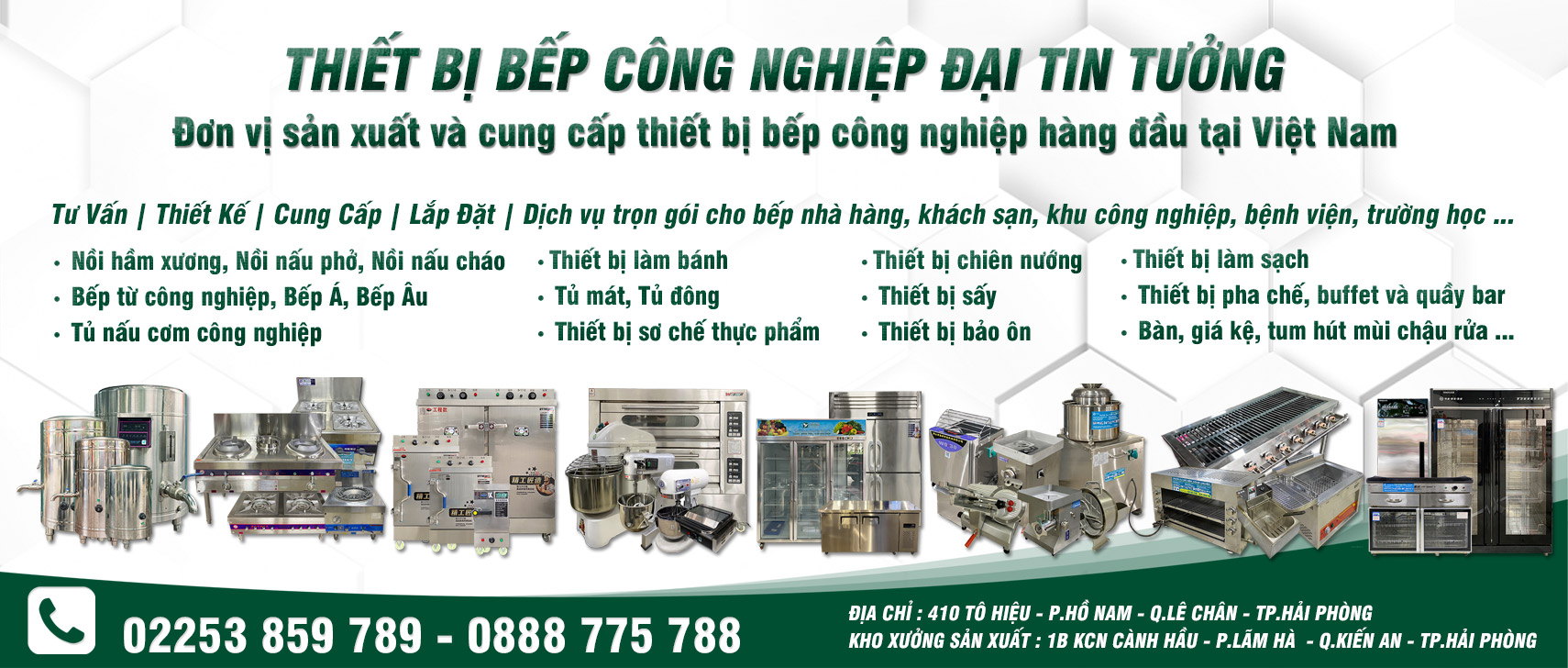 Thiết Bị Bếp Công Nghiệp Hải Phòng