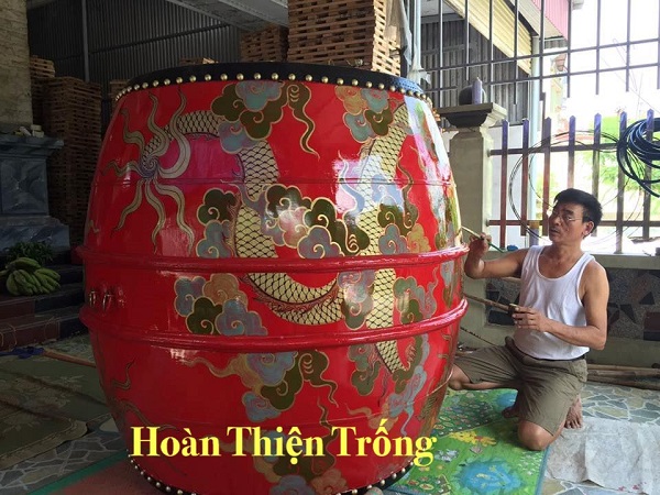 sơn vẽ hoàn thiện trống