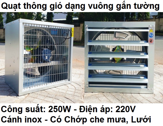 Quạt hút 500x500 - Quạt hút công nghiệp 500x500