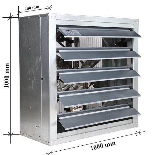 Quạt thông gió 1000, Quạt thông gió vuông 1000x1000