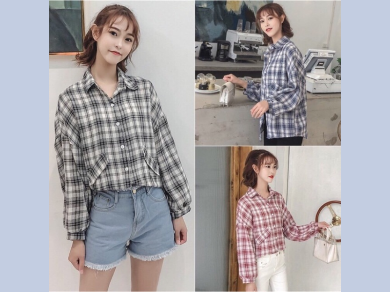 Top 10 Mẫu Áo Sơ Mi Caro 