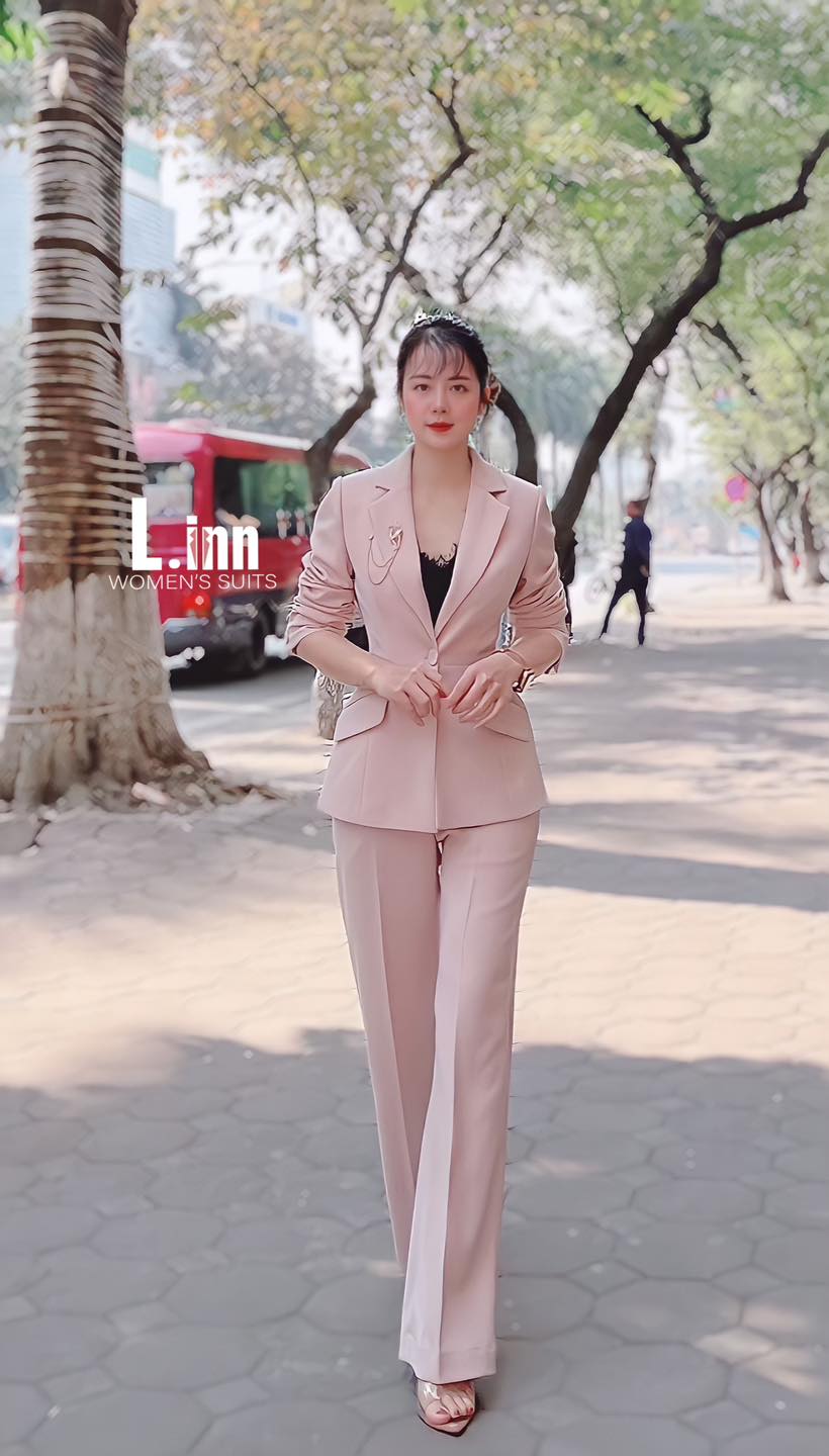 Sét bộ 3 món gồm áo vest cài nút phối áo quây kèm quần tây dài trẻ trung  thời trang nữ phù hợp cho nàng công sở  Shopee Việt Nam