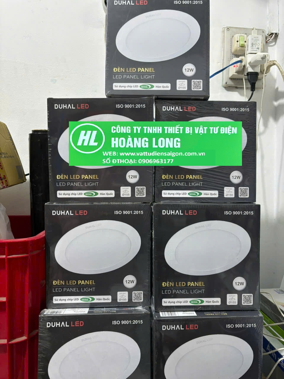 Duhal - Led Panel âm trần tròn 12w tròn trắng, vàng, trung tính, đổi màu seri tăng phô rời Duhal