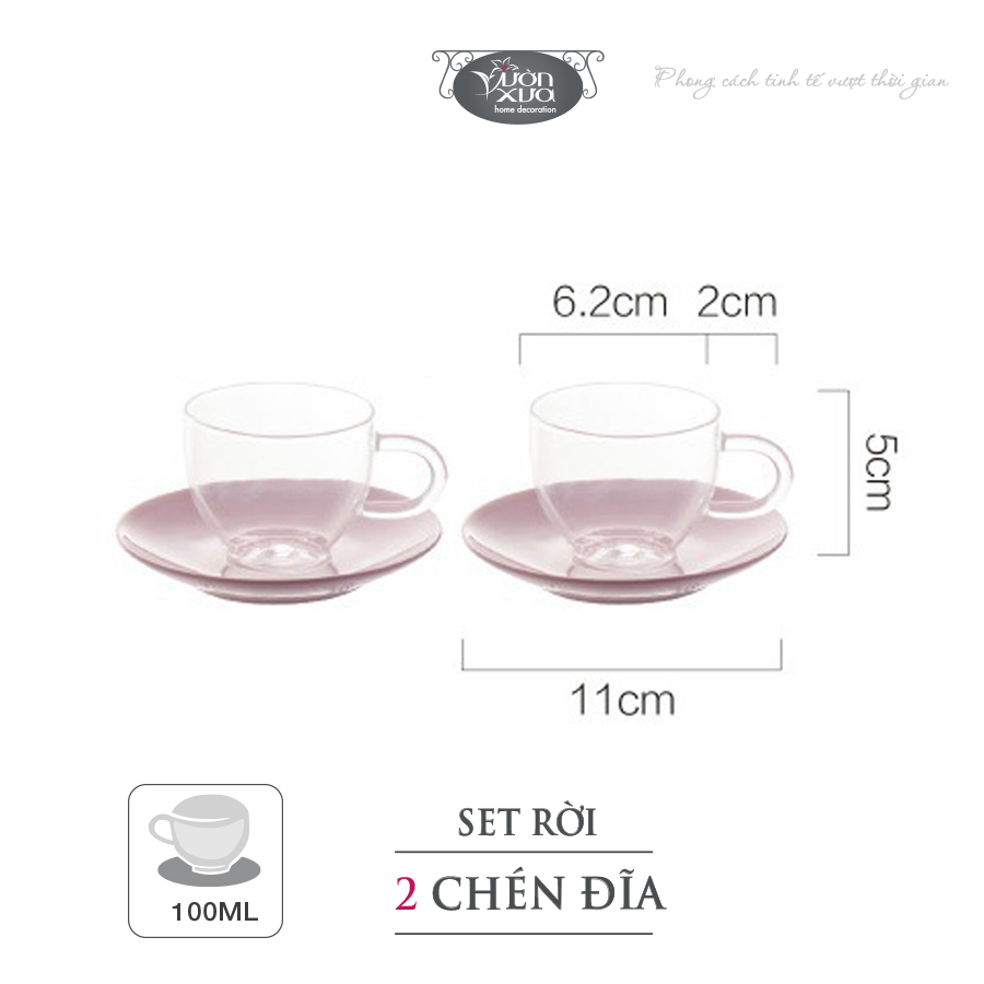 Bộ ấm trà thuỷ tinh chịu nhiệt có đế nến, bộ ấm chén uống trà cao cấp 600ml