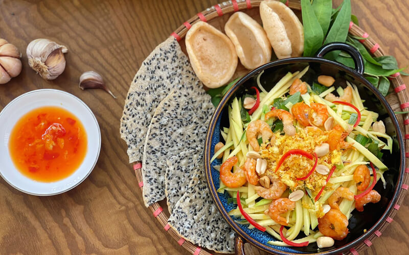 Cách Làm Món Nộm Xoài Tôm Khô