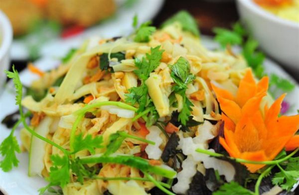 Cách Làm Món Nộm Sò Trộn Măng