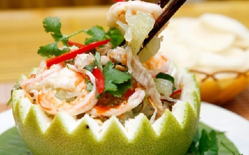 Cách Làm Món Nộm Bưởi Tôm Thịt