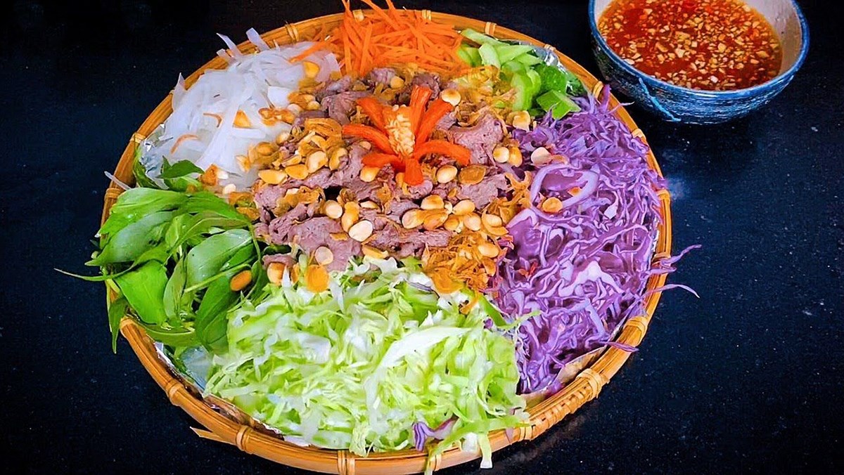 Cách Làm Món Nộm Tứ Sắc Chay