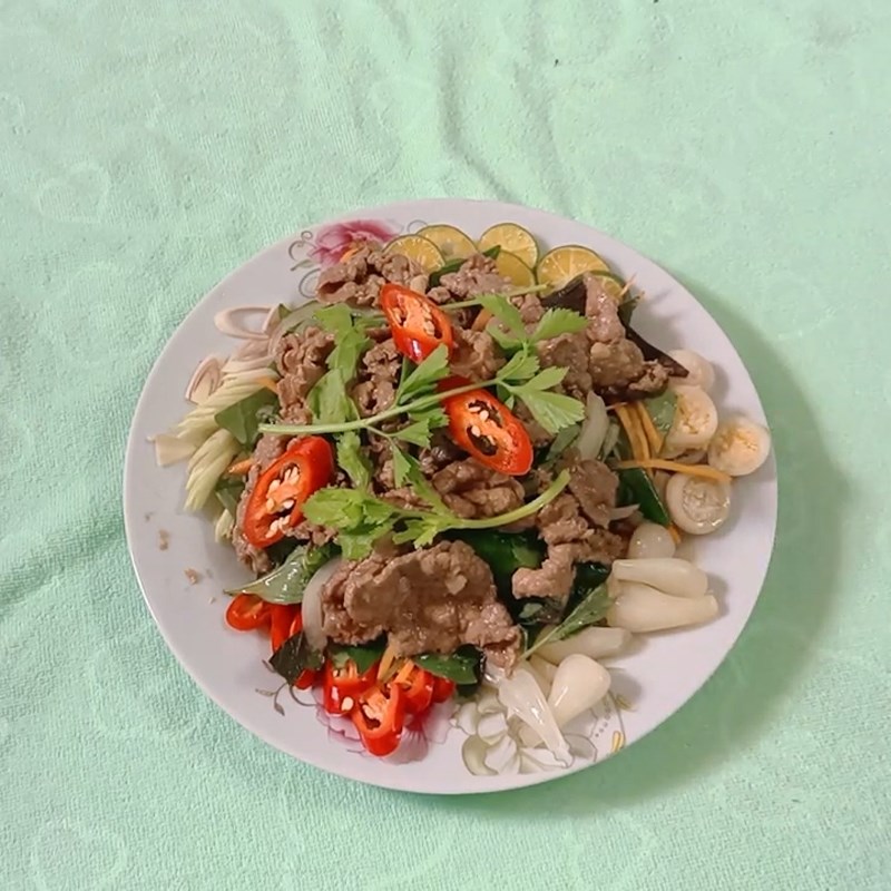 Cách Làm Món Nộm Thịt Bò Rau Thơm