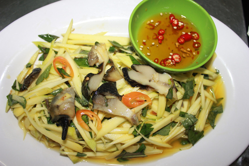 Cách Làm Món Nộm Ốc Gai Trộn Xoài