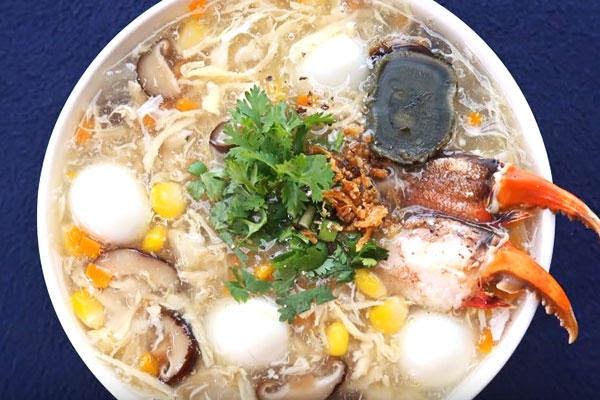 Cách Làm Món Súp Cua Biển Thịt Gà