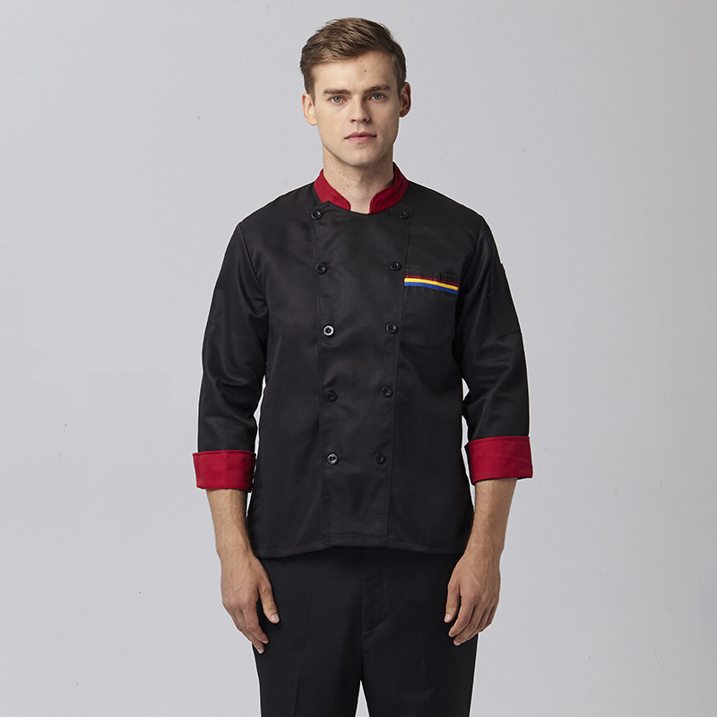 [TD01] ÁO BẾP DÀI TAY HAI HÀNG CÚC KIỂU DÁNG TRUYỀN THỐNG