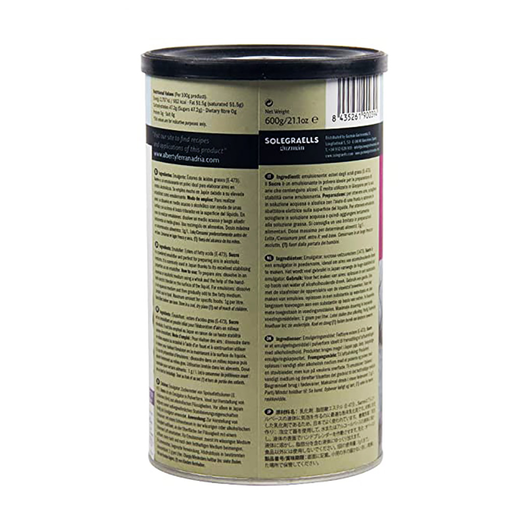 Chất nhũ hóa nguyên liệu ẩm thực phân tử Sucro thương hiệu Tây Ban Nha