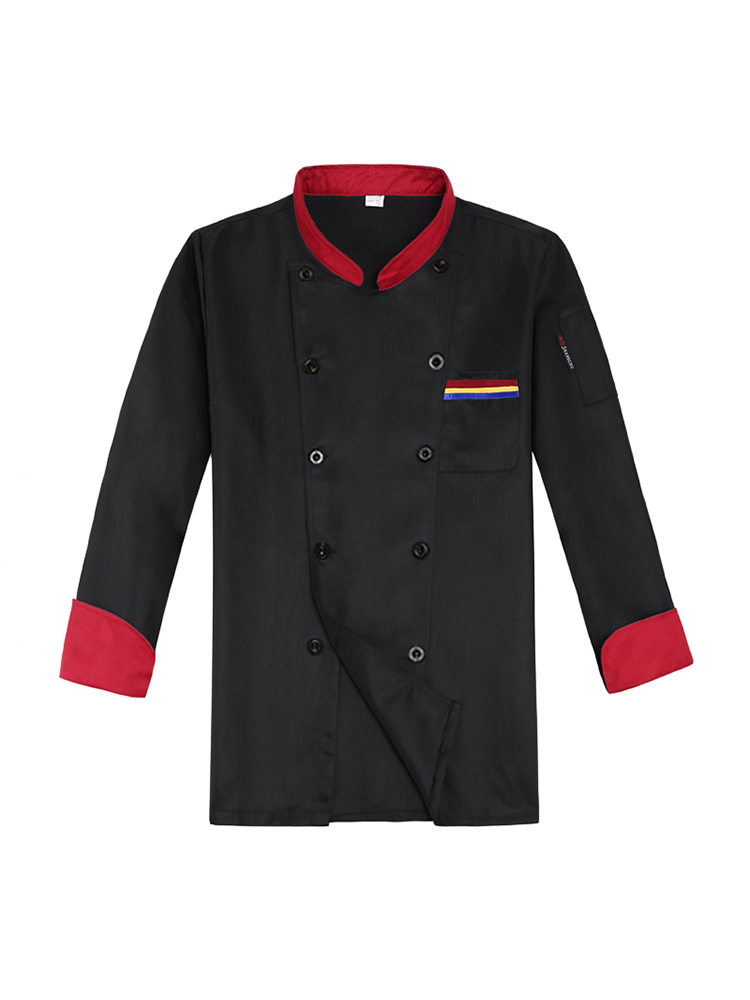 [TD01] ÁO BẾP DÀI TAY HAI HÀNG CÚC KIỂU DÁNG TRUYỀN THỐNG