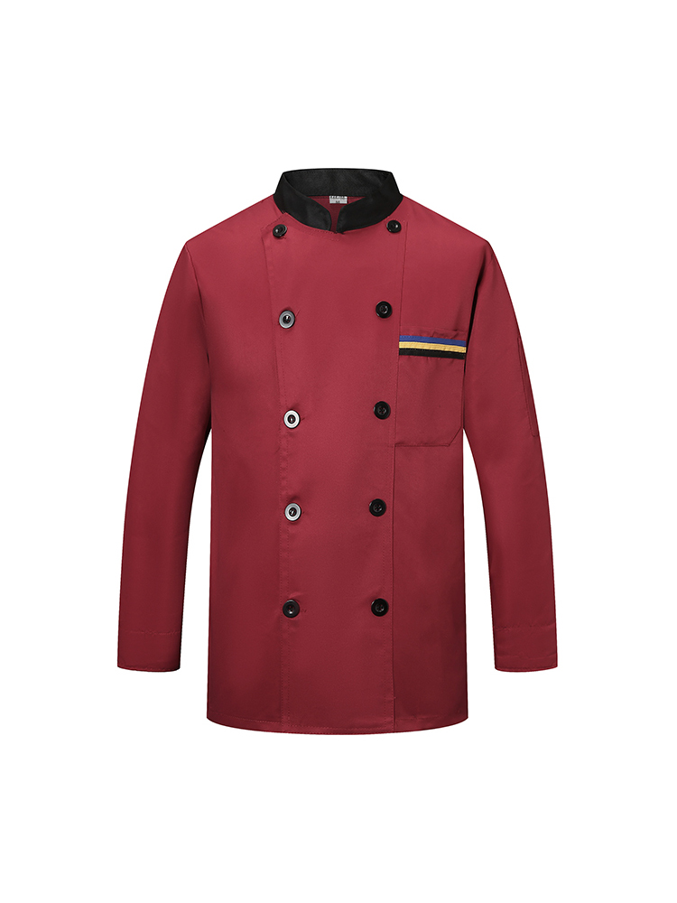 [TD01] ÁO BẾP DÀI TAY HAI HÀNG CÚC KIỂU DÁNG TRUYỀN THỐNG - TRADITIONAL DOUBLE-BREASTED LONG-SLEEVE CHEF JACKET.