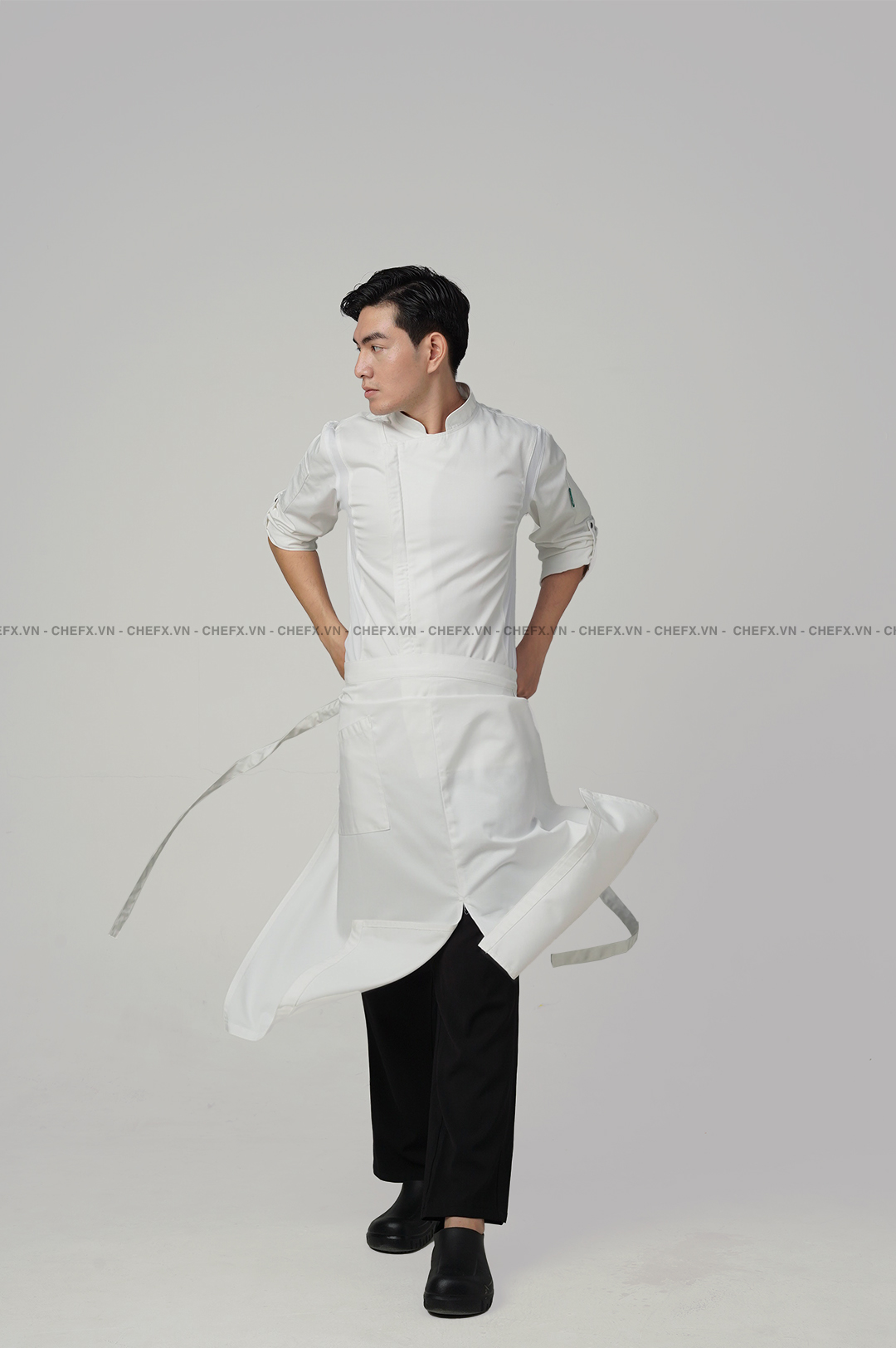 [TD-4] TẠP DỀ BẾP TRƯỞNG XẺ MÀU TRẮNG